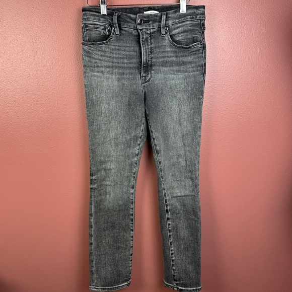 Good American Style GLCI844T Good Legs Cigarette Black214 Size 8 Women's Jeans - Picture 1 of 10